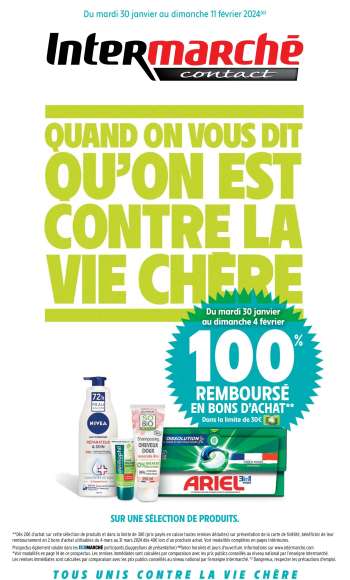 Catalogue Intermarché Contact - 30/01/2024 - 11/02/2024.