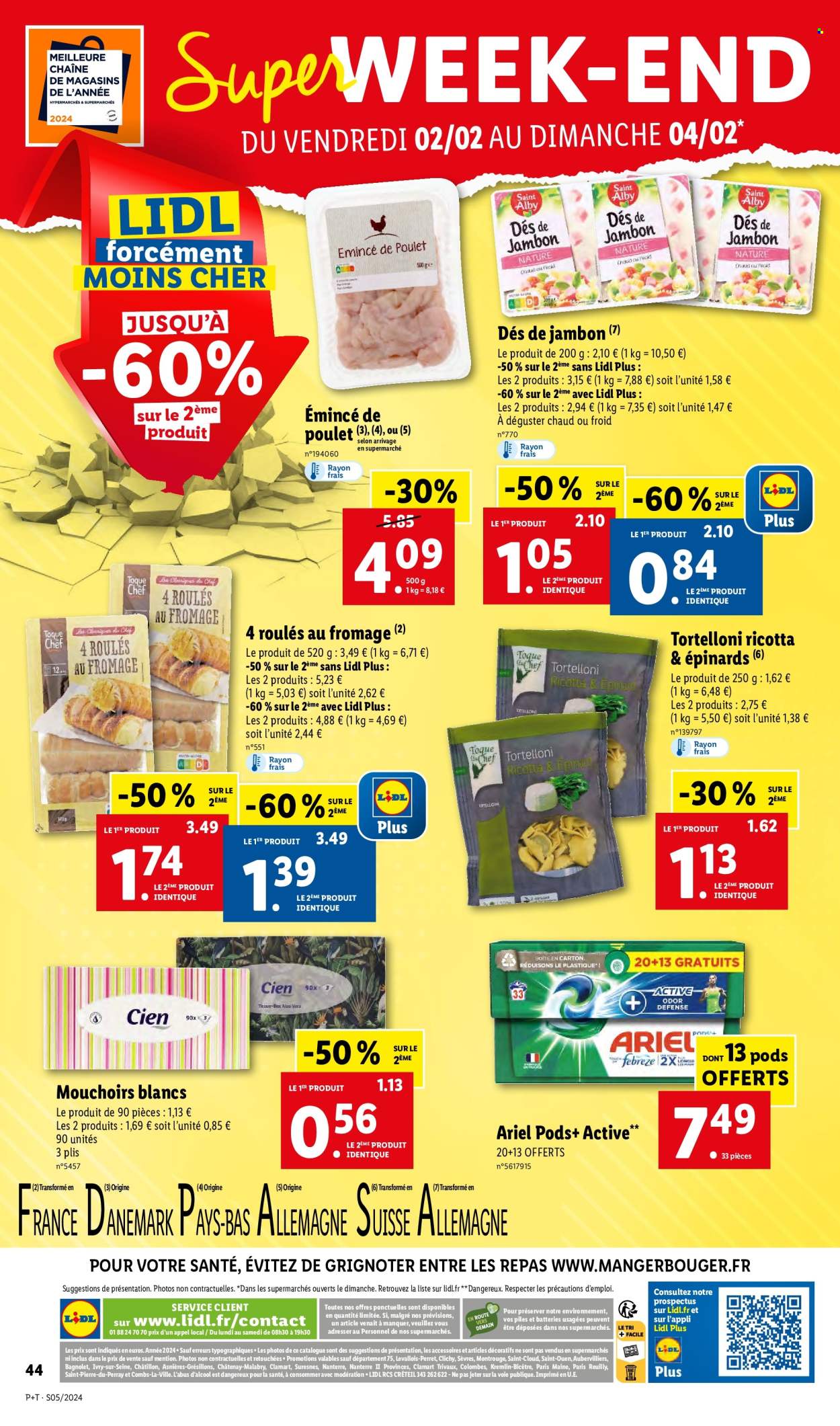 Catalogue Lidl - 31/01/2024 - 06/02/2024. Page 44