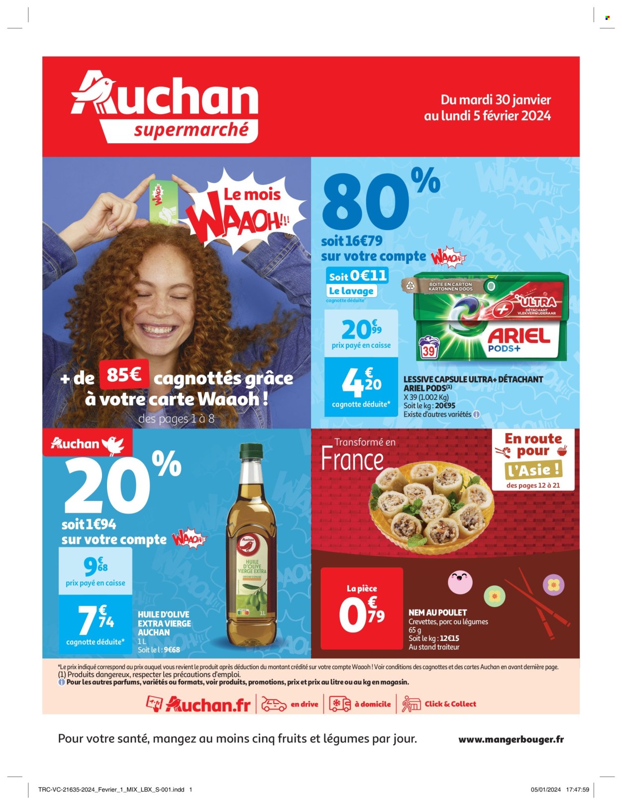 Catalogue Auchan - 30/01/2024 - 05/02/2024. Page 1