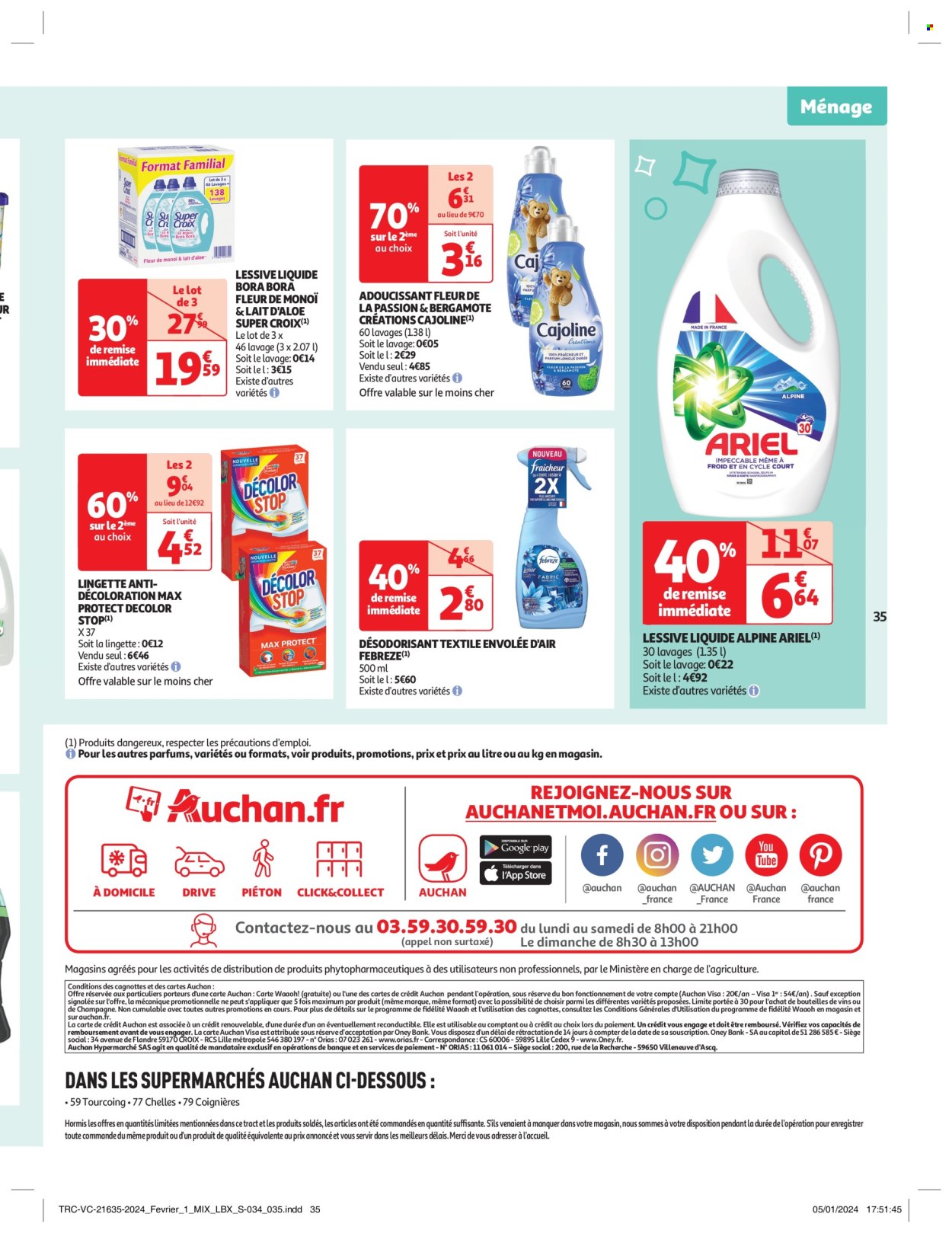 Catalogue Auchan - 30/01/2024 - 05/02/2024. Page 35
