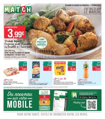 Catalogue Supermarché Match - 30/01/2024 - 11/02/2024.