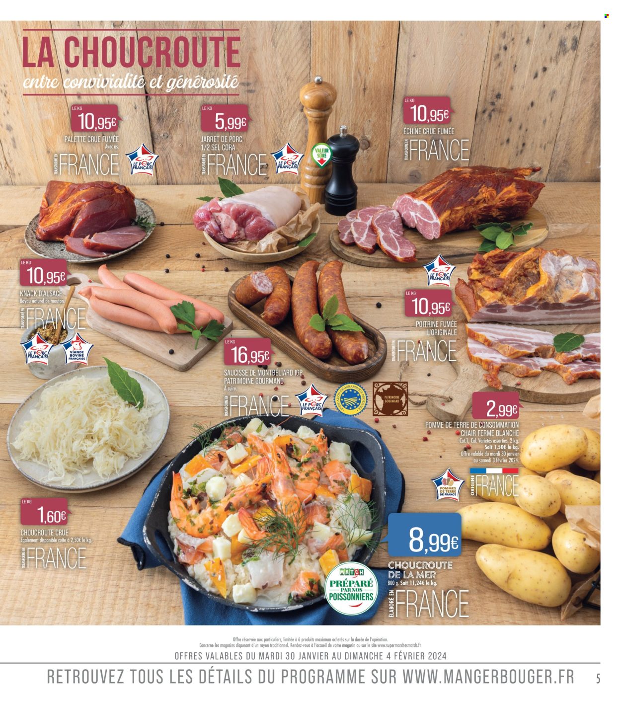 Catalogue Supermarché Match - 30/01/2024 - 11/02/2024. Page 5
