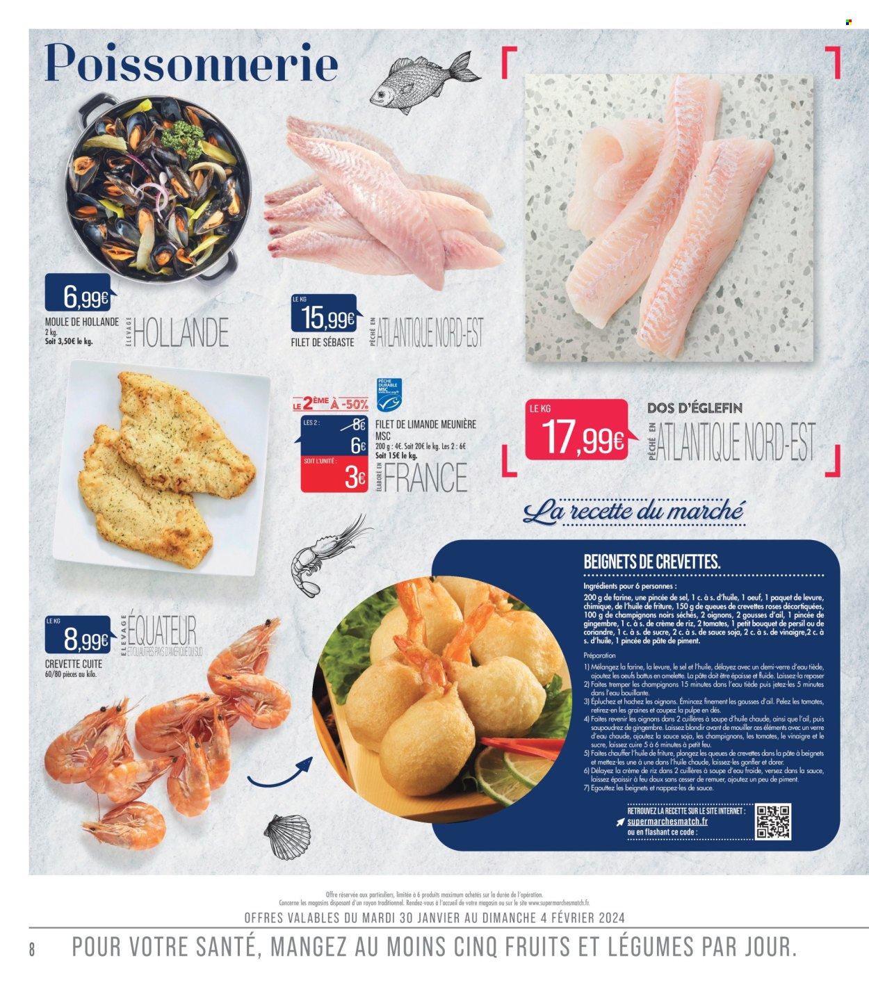 Catalogue Supermarché Match - 30/01/2024 - 11/02/2024. Page 8