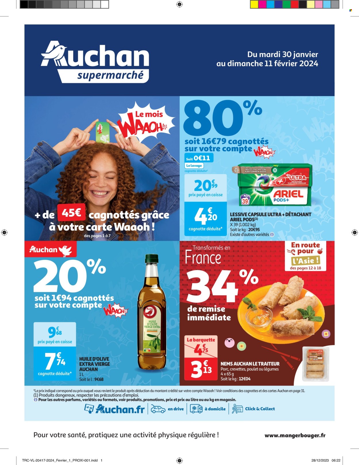 Catalogue Auchan - 30/01/2024 - 11/02/2024. Page 1