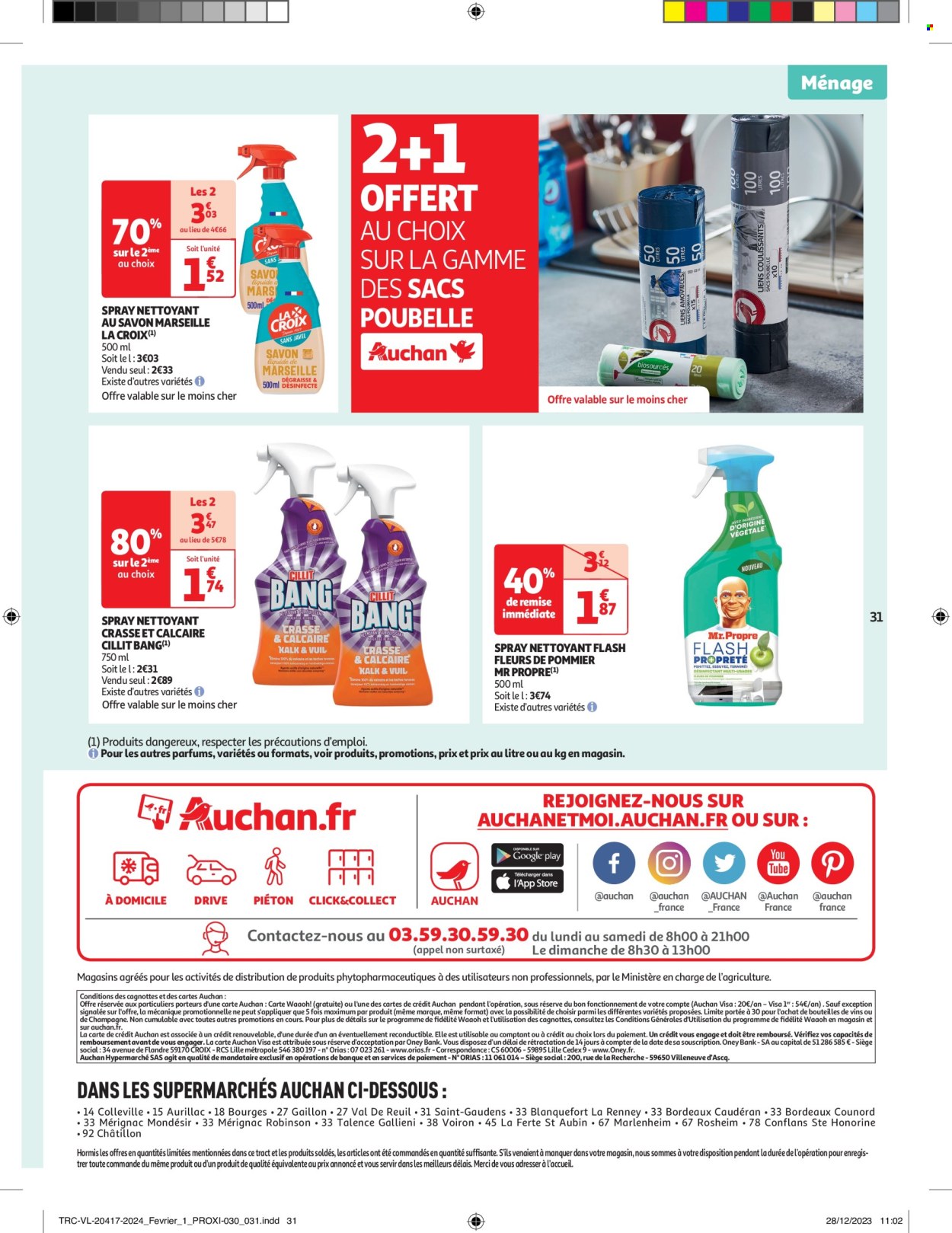 Catalogue Auchan - 30/01/2024 - 11/02/2024. Page 31