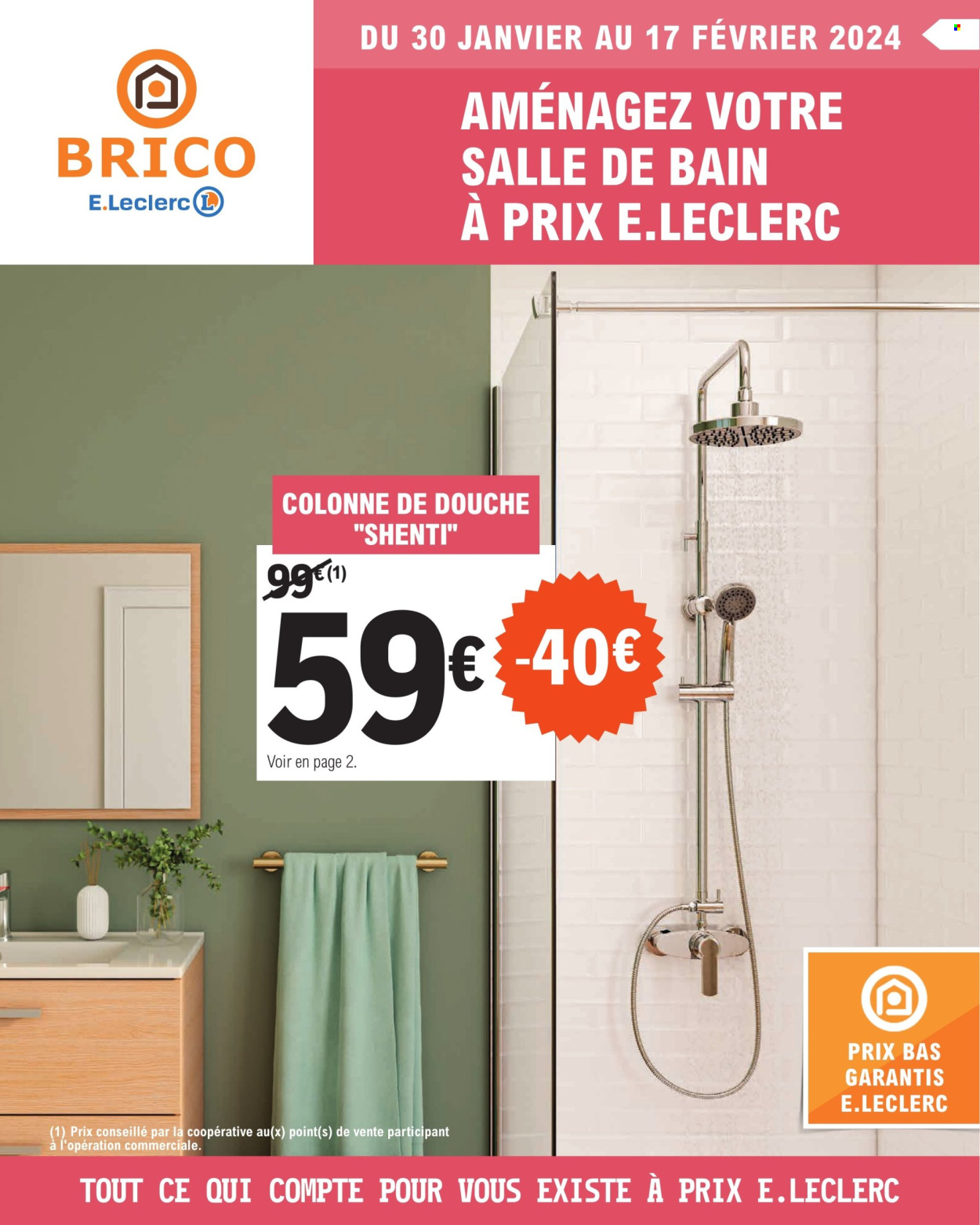Catalogue E.Leclerc - 30/01/2024 - 17/02/2024. Page 1
