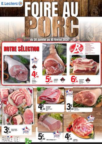 Catalogue E.Leclerc - 31/01/2024 - 10/02/2024.