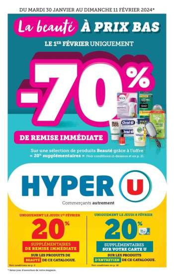 Catalogue HYPER U - 30/01/2024 - 11/02/2024.