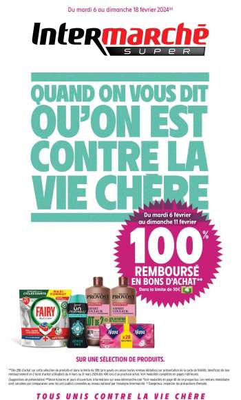Catalogue Intermarché Super - 06/02/2024 - 18/02/2024.