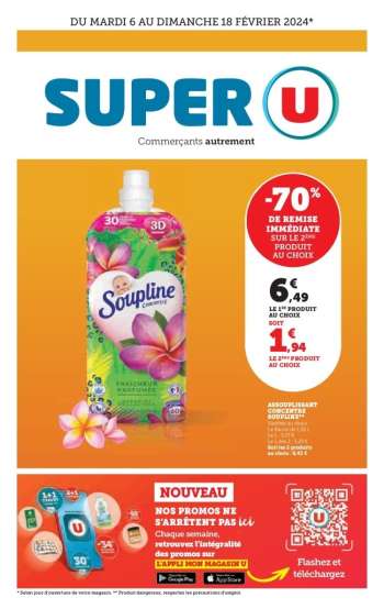 Catalogue SUPER U - 06/02/2024 - 18/02/2024.