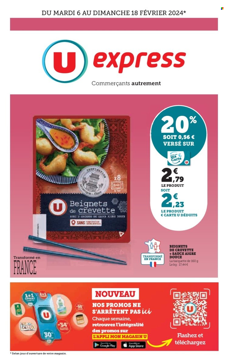 Catalogue U express - 06/02/2024 - 18/02/2024. Page 1