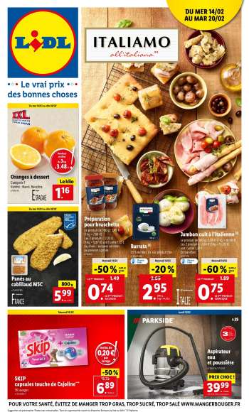Catalogue Lidl - 14/02/2024 - 20/02/2024.