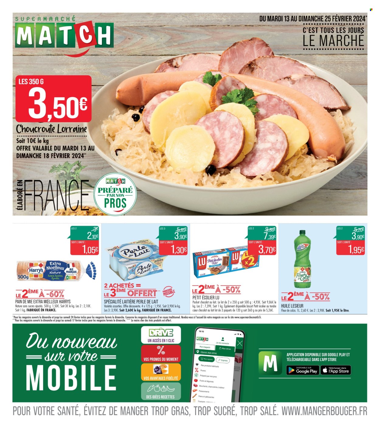 Catalogue Supermarché Match - 13/02/2024 - 25/02/2024. Page 1