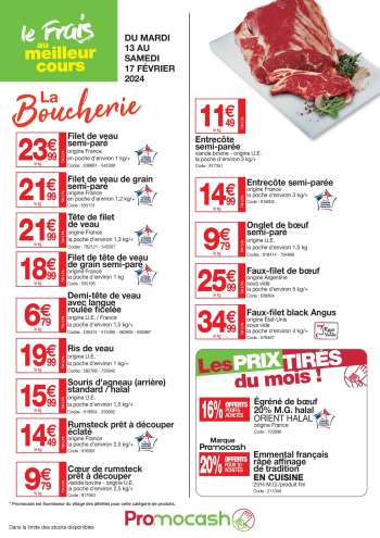 Catalogue Promocash - 13/02/2024 - 17/02/2024.