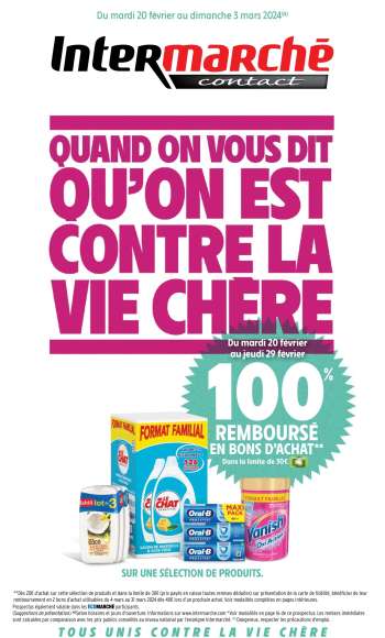 Catalogue Intermarché Contact - 20/02/2024 - 03/03/2024.