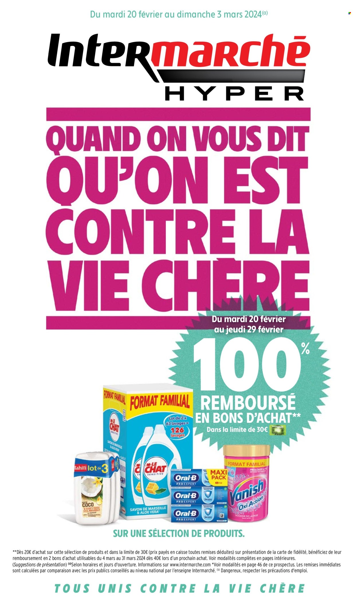 Catalogue Intermarché Hyper - 20/02/2024 - 03/03/2024. Page 1
