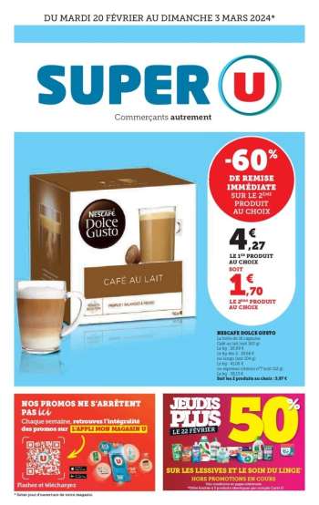 Catalogue SUPER U - 20/02/2024 - 03/03/2024.