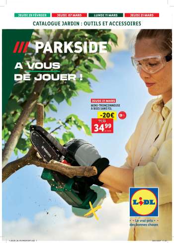Catalogue Lidl - 29/02/2024 - 24/03/2024.