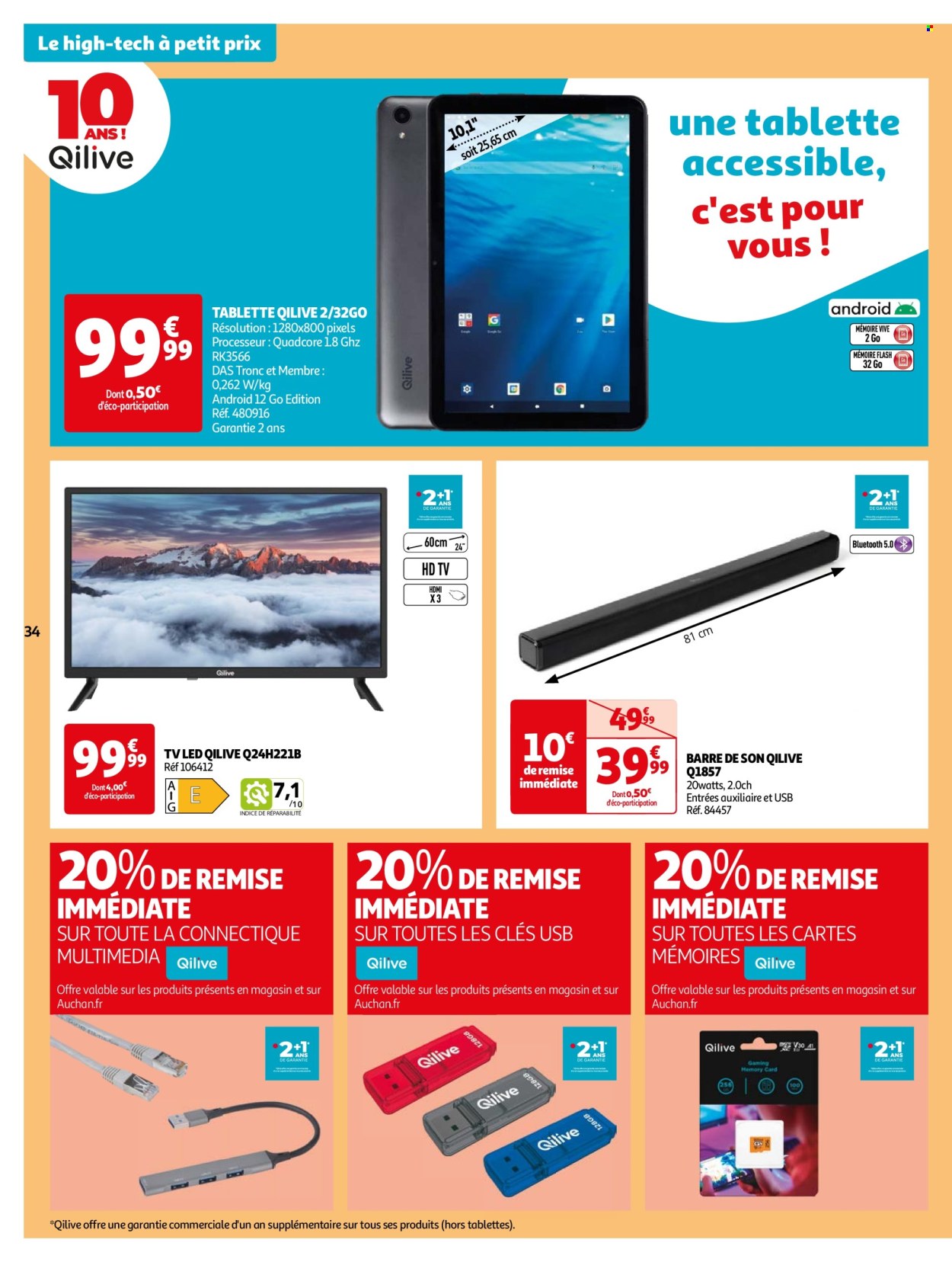 Catalogue Auchan - 27/02/2024 - 11/03/2024. Page 34