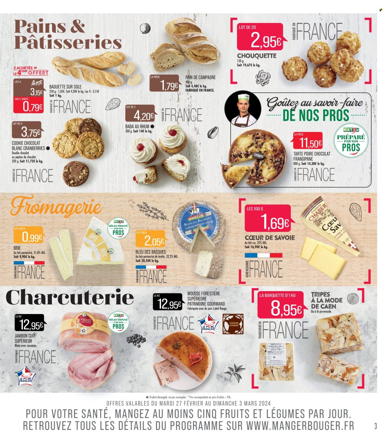 Catalogue Supermarché Match - 27/02/2024 - 10/03/2024. Page 3