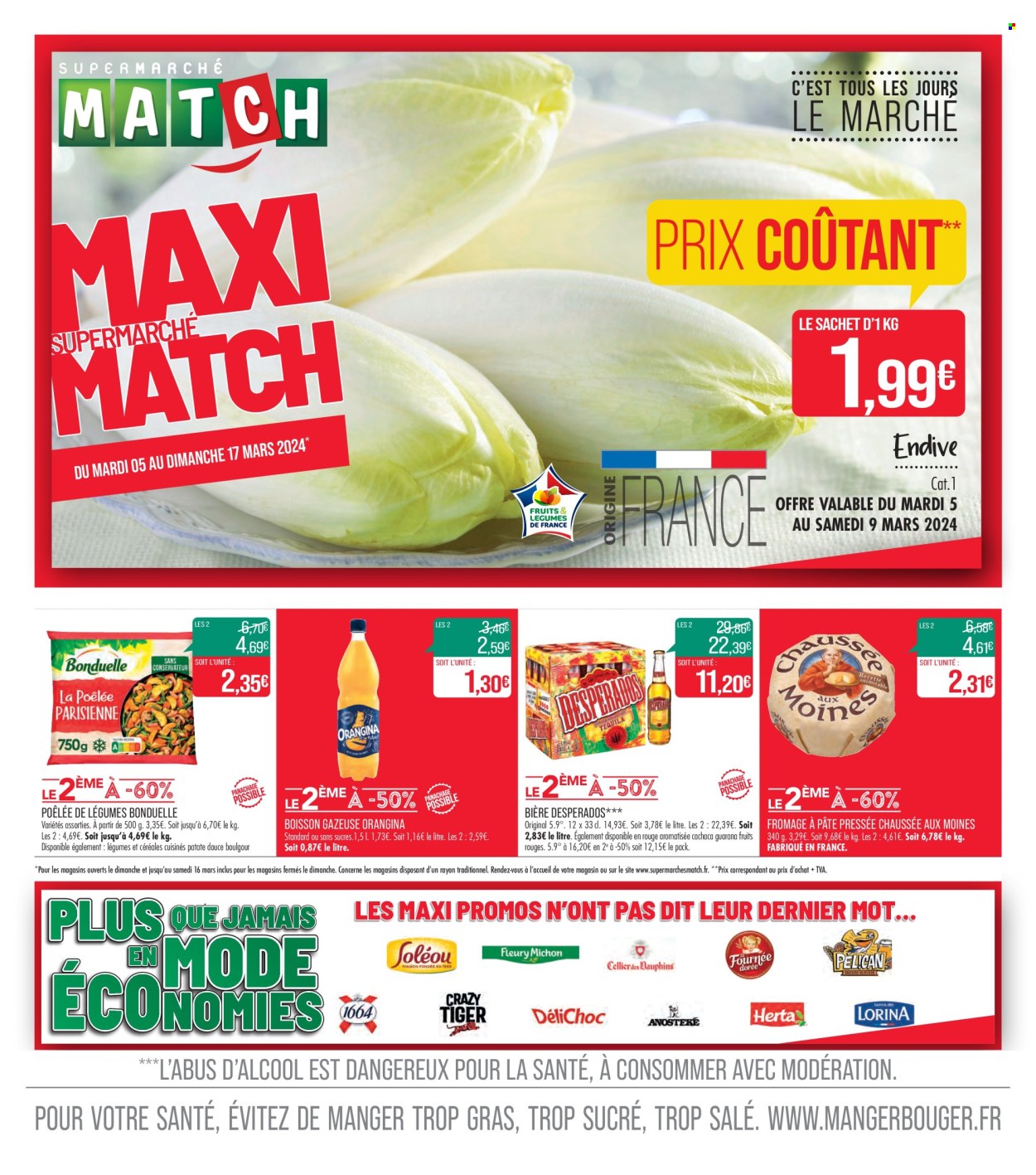 Catalogue Supermarché Match - 05/03/2024 - 17/03/2024. Page 1