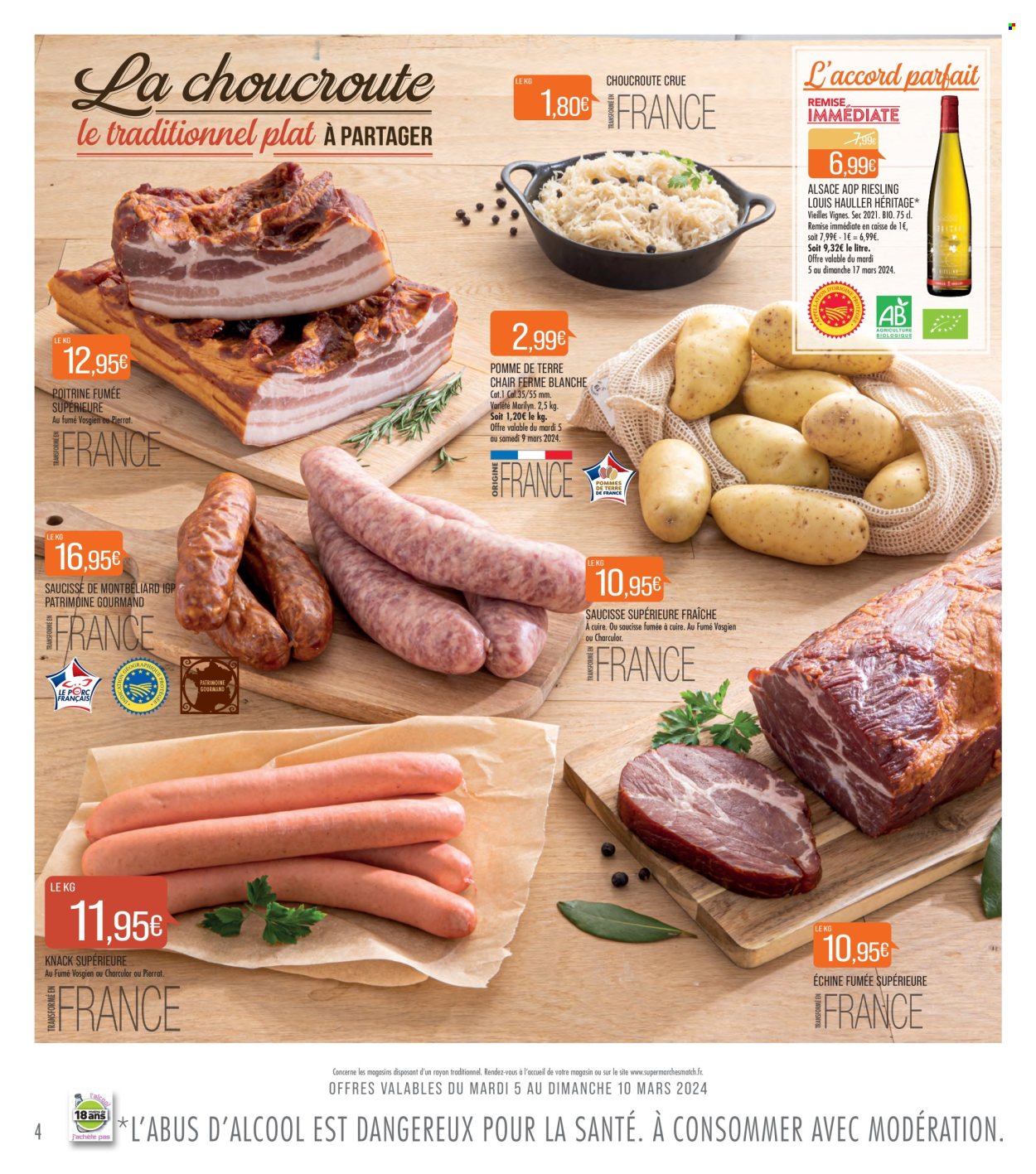 Catalogue Supermarché Match - 05/03/2024 - 17/03/2024. Page 4