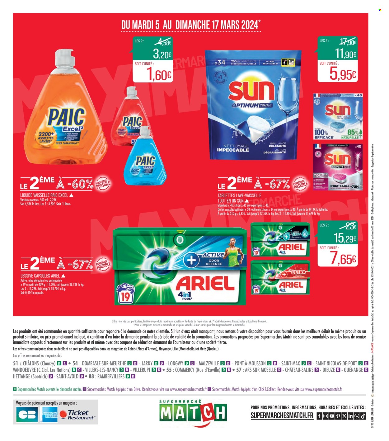 Catalogue Supermarché Match - 05/03/2024 - 17/03/2024. Page 20