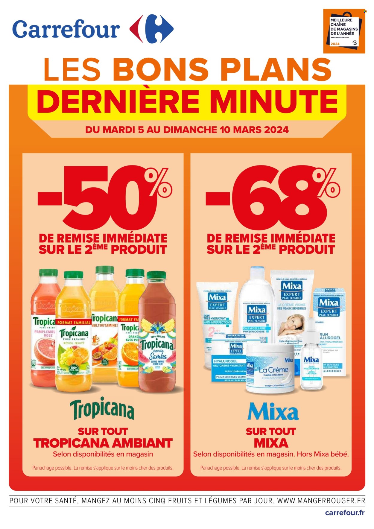 Catalogue Carrefour Hypermarchés - 05/03/2024 - 10/03/2024. Page 1