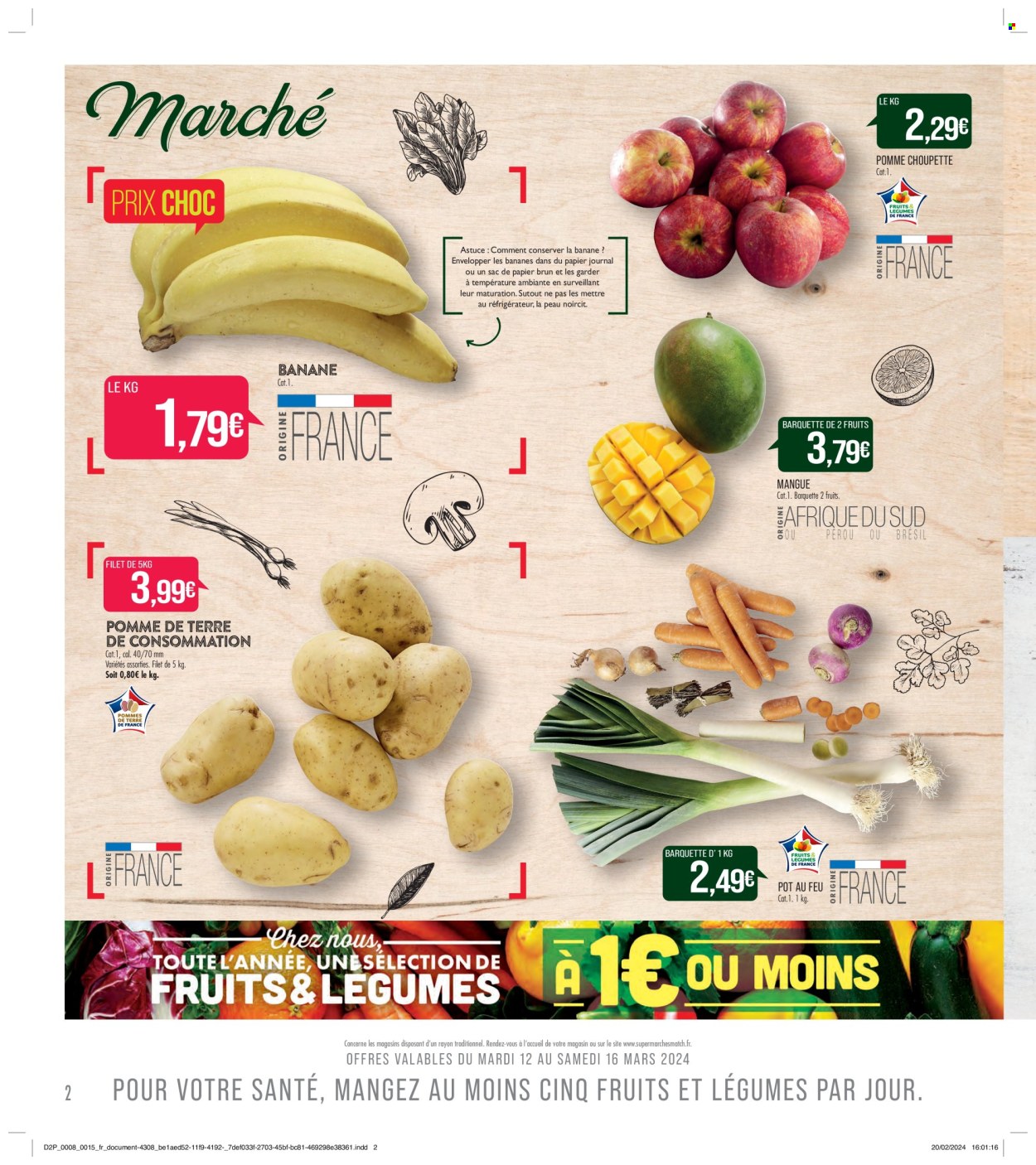 Catalogue Supermarché Match - 12/03/2024 - 24/03/2024. Page 2