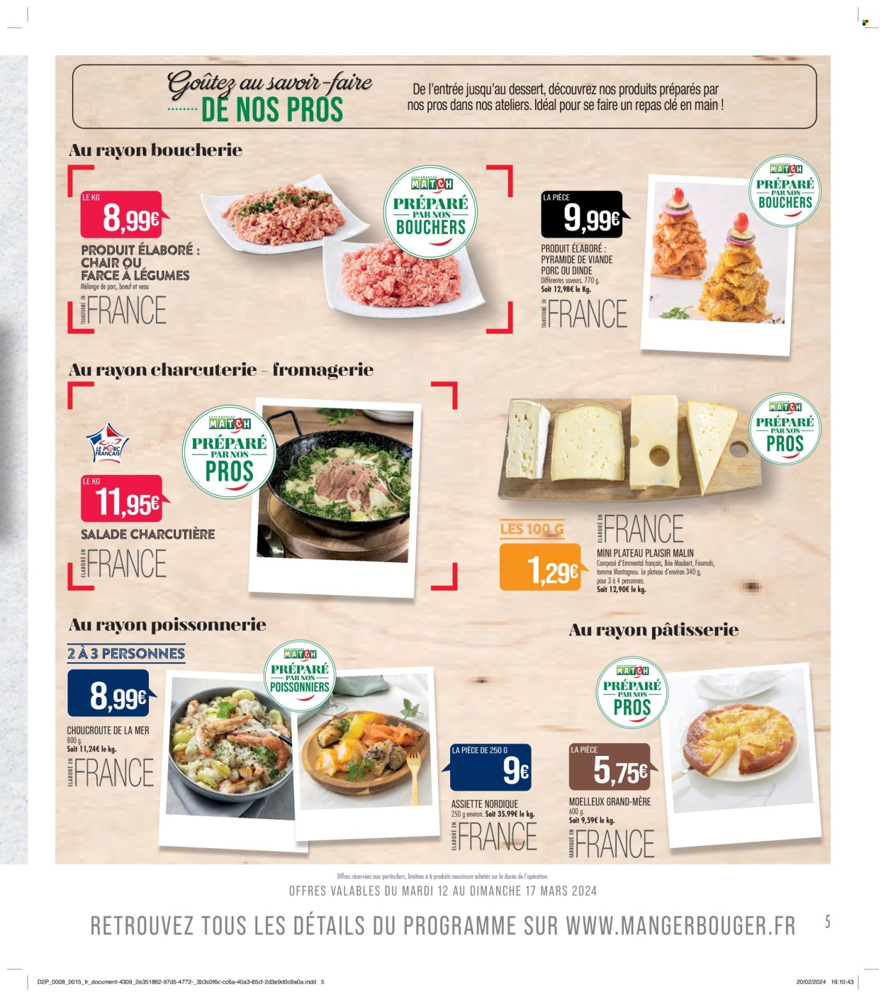 Catalogue Supermarché Match - 12/03/2024 - 24/03/2024. Page 5