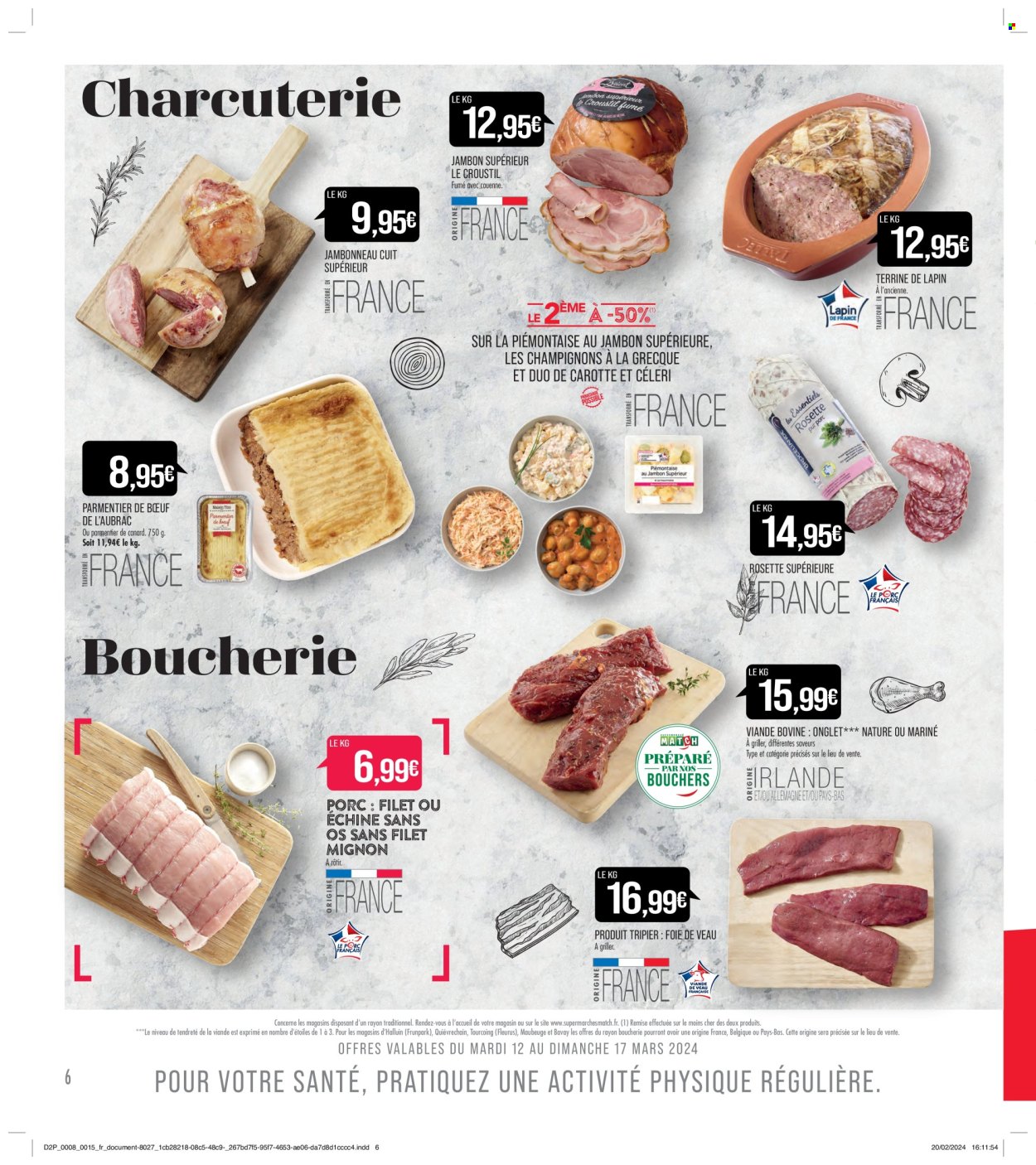 Catalogue Supermarché Match - 12/03/2024 - 24/03/2024. Page 6