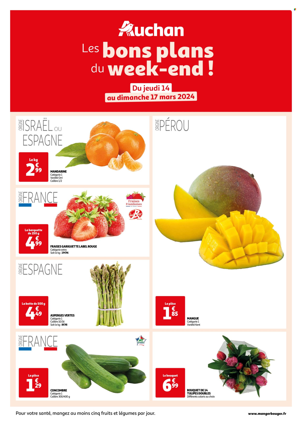 Catalogue Auchan - 14/03/2024 - 17/03/2024. Page 1
