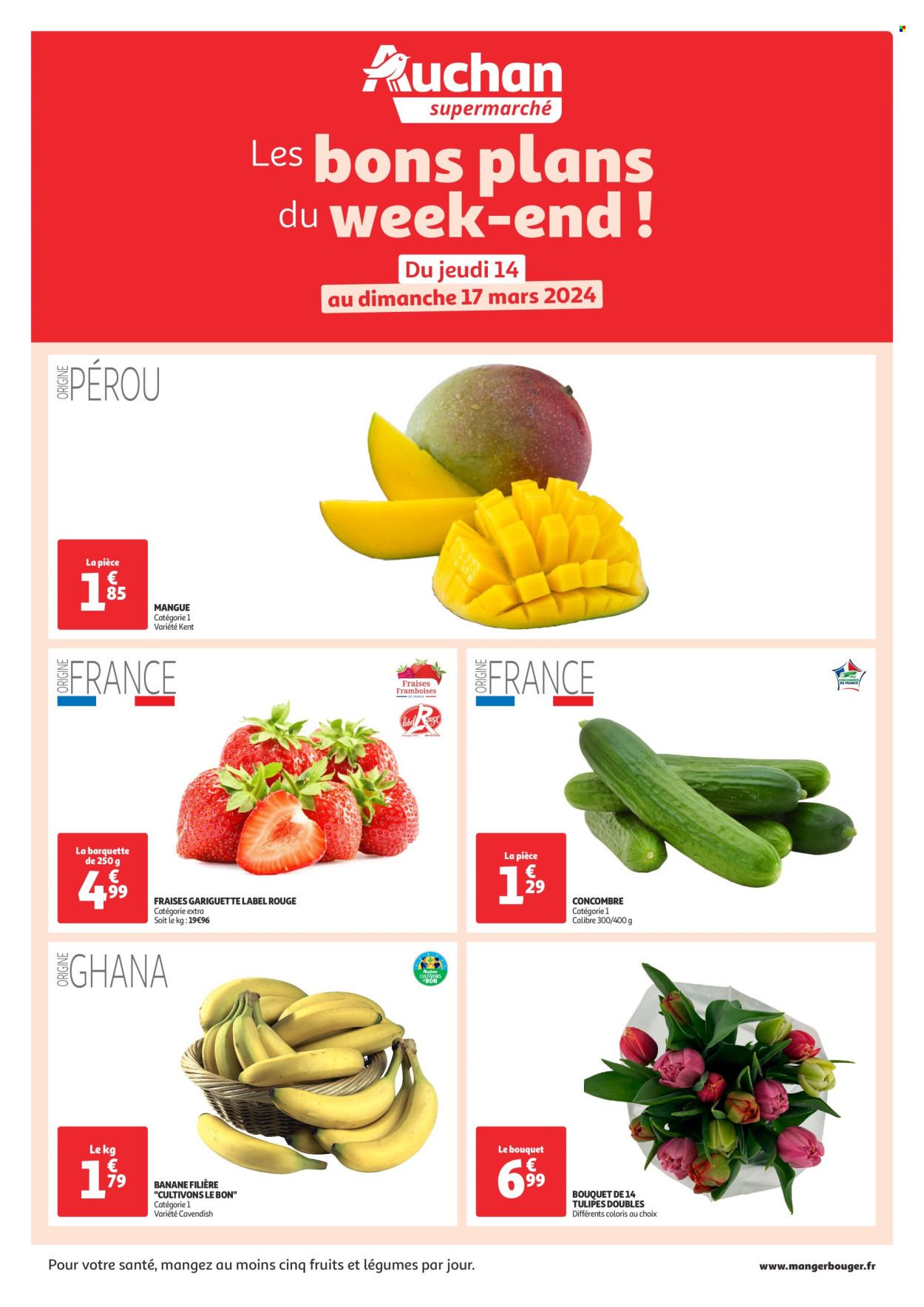 Catalogue Auchan - 14/03/2024 - 17/03/2024. Page 1