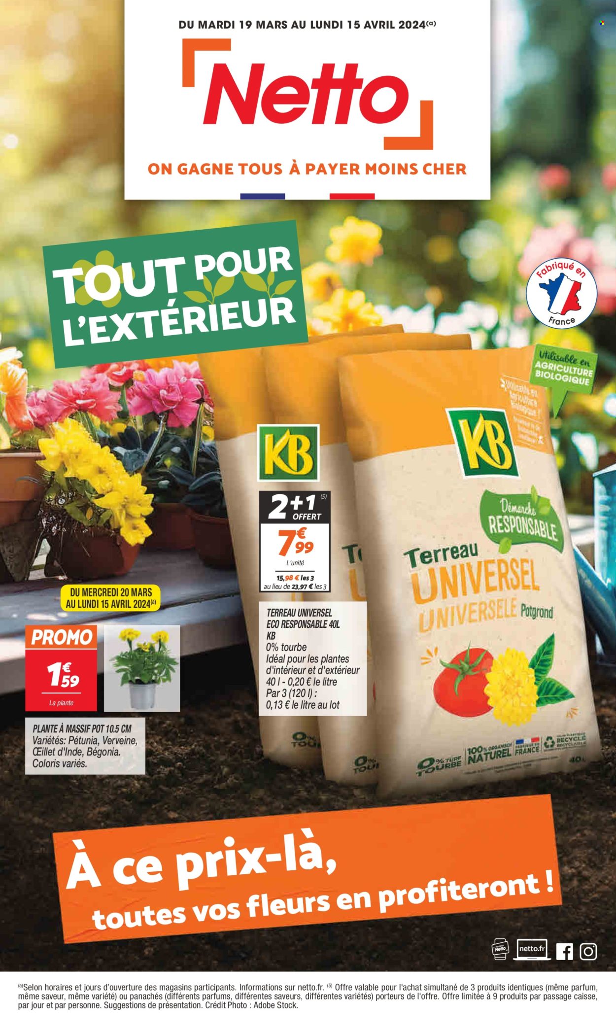 Catalogue Netto - 19/03/2024 - 15/04/2024. Page 1