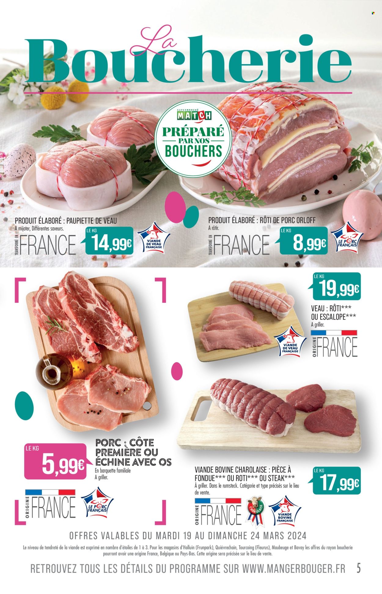 Catalogue Supermarché Match - 19/03/2024 - 31/03/2024. Page 5