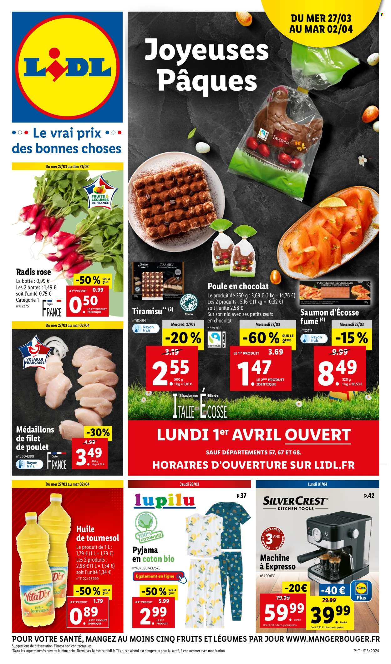 Catalogue Lidl - 27/03/2024 - 02/04/2024. Page 1