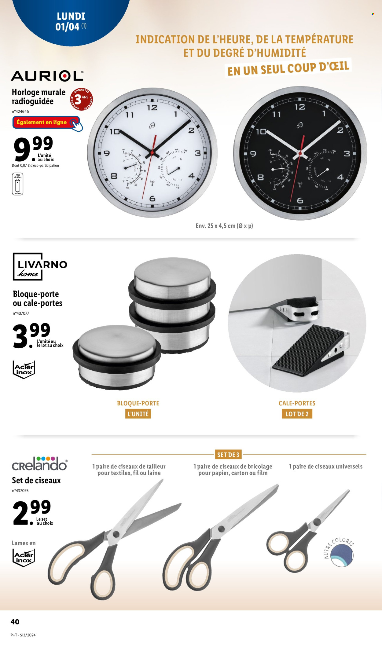 Catalogue Lidl - 27/03/2024 - 02/04/2024. Page 40