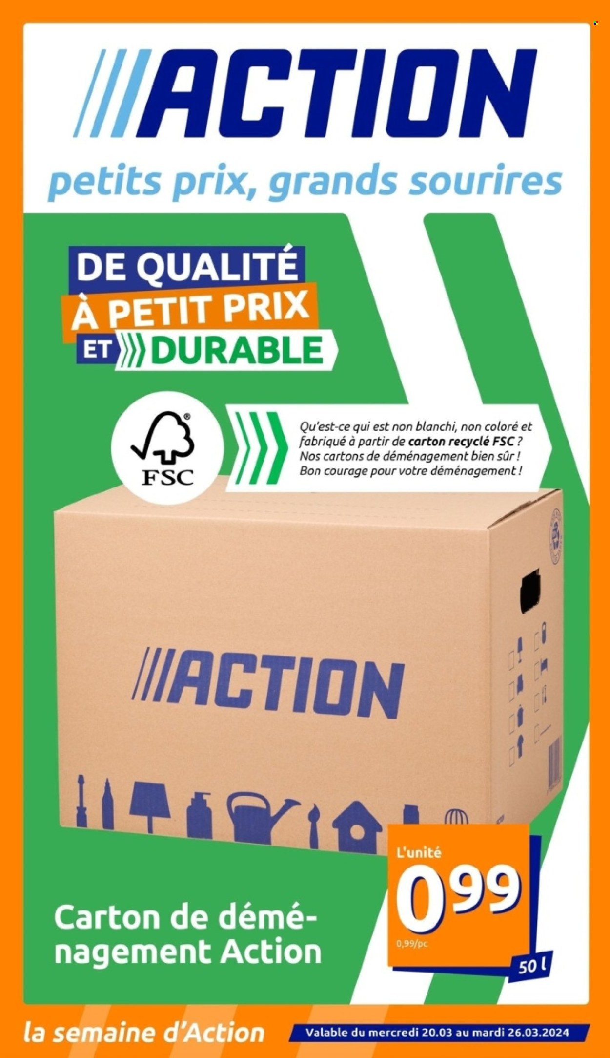 Catalogue Action - 20/03/2024 - 26/03/2024. Page 1