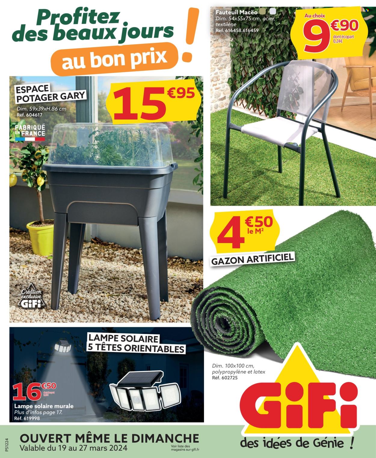 Catalogue GiFi - 19/03/2024 - 27/03/2024. Page 1