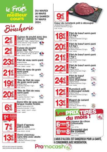 Catalogue Promocash - 26/03/2024 - 30/03/2024.
