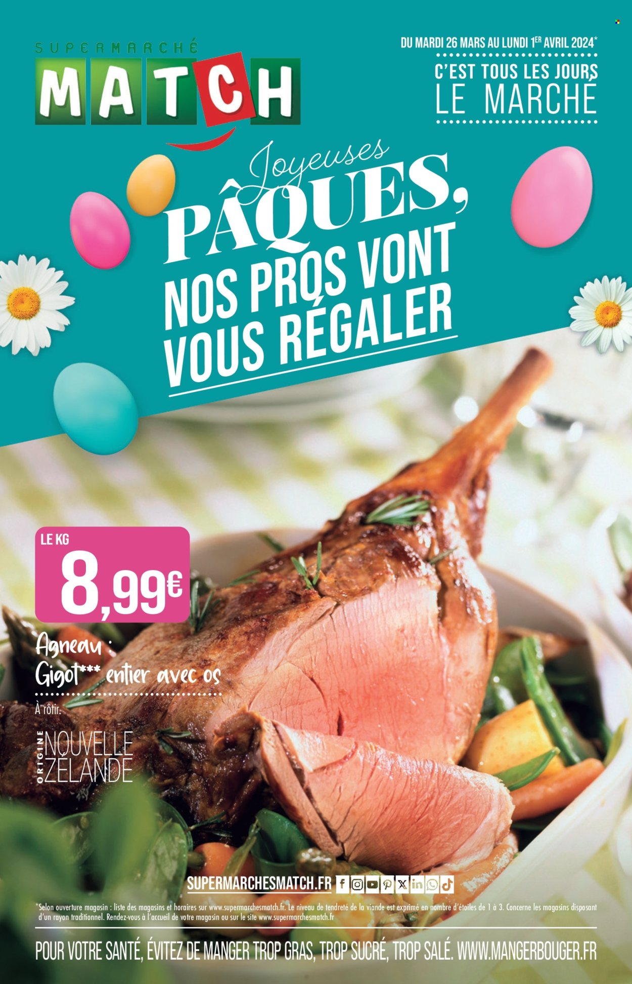 Catalogue Supermarché Match - 26/03/2024 - 01/04/2024. Page 1