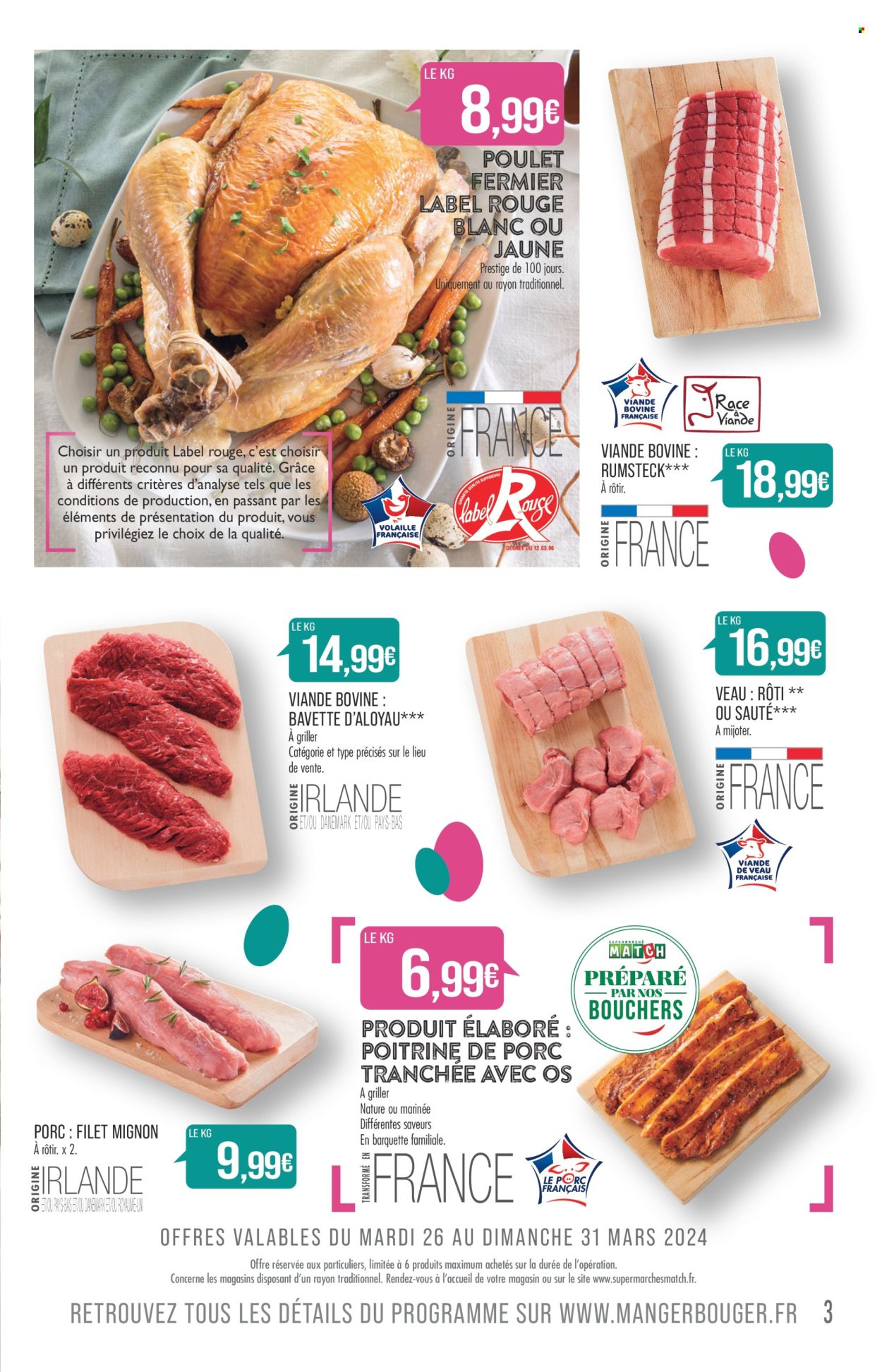 Catalogue Supermarché Match - 26/03/2024 - 01/04/2024. Page 3