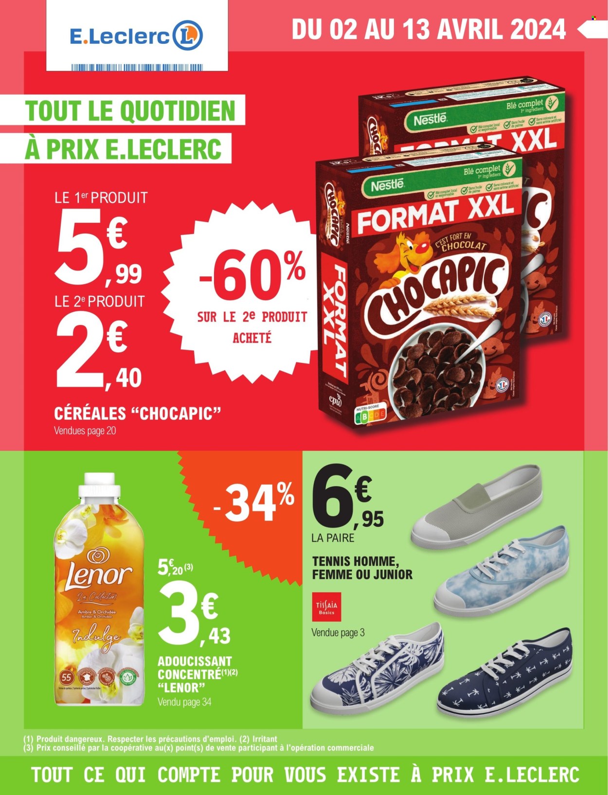 Catalogue E.Leclerc - 02/04/2024 - 13/04/2024. Page 1