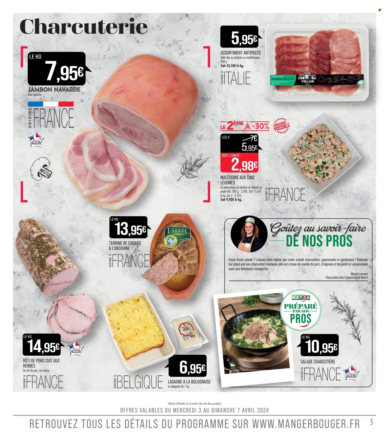 Catalogue Supermarché Match - 03/04/2024 - 14/04/2024. Page 5