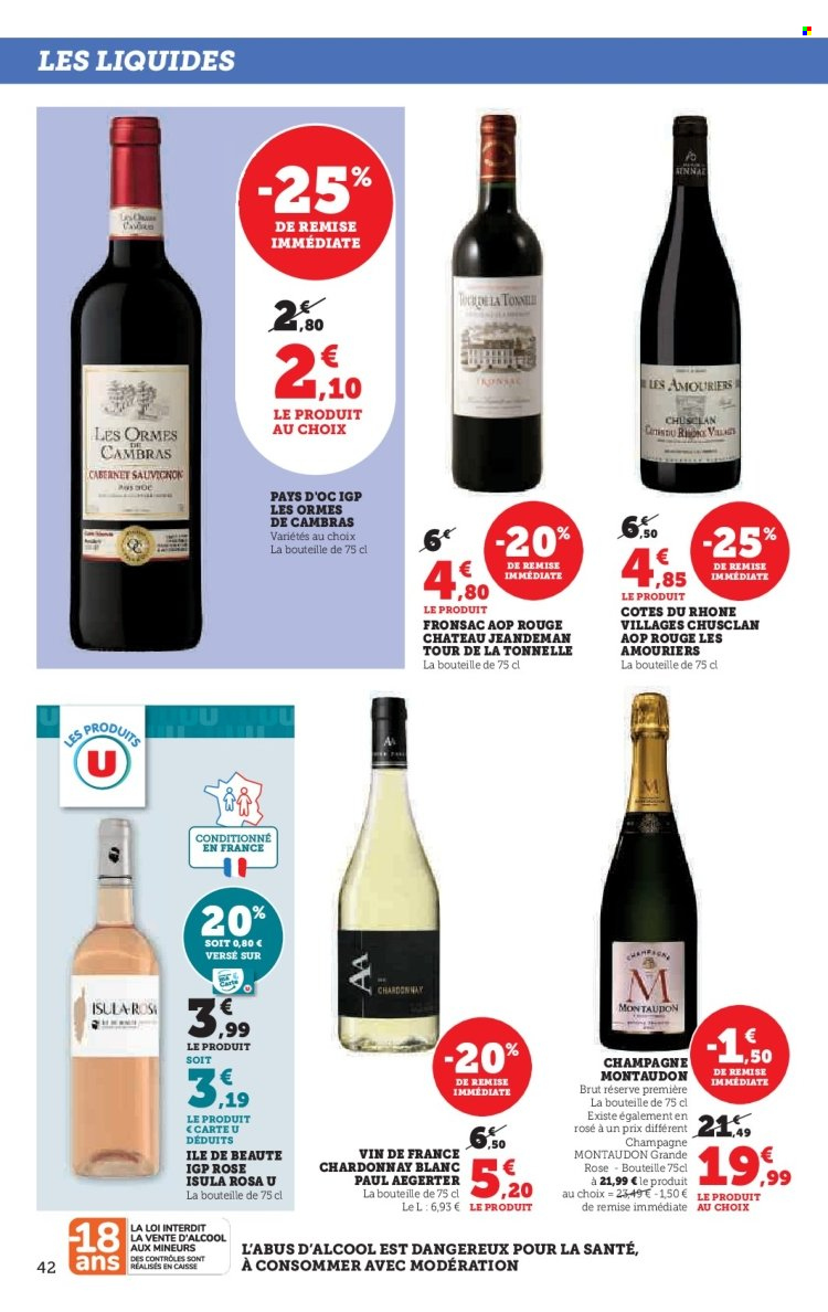 Catalogue SUPER U - 03/04/2024 - 14/04/2024. Page 42