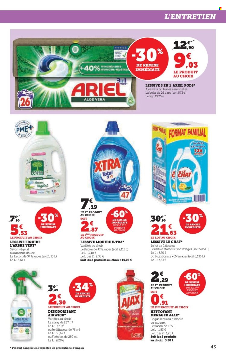 Catalogue SUPER U - 03/04/2024 - 14/04/2024. Page 43