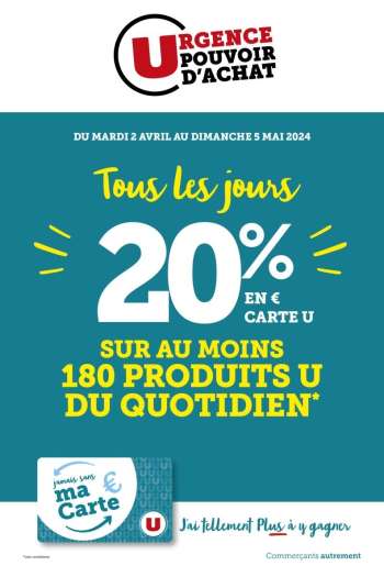 Catalogue SUPER U - 02/04/2024 - 05/05/2024.