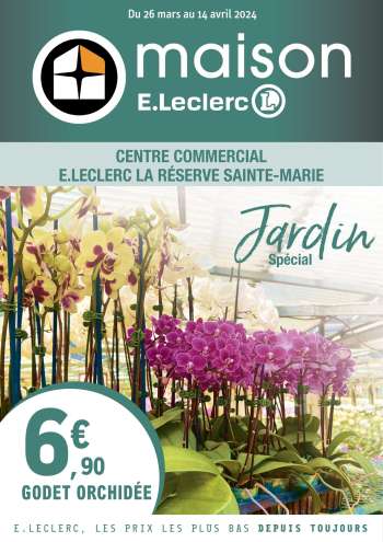 Catalogue E.Leclerc - 26/03/2024 - 14/04/2024.