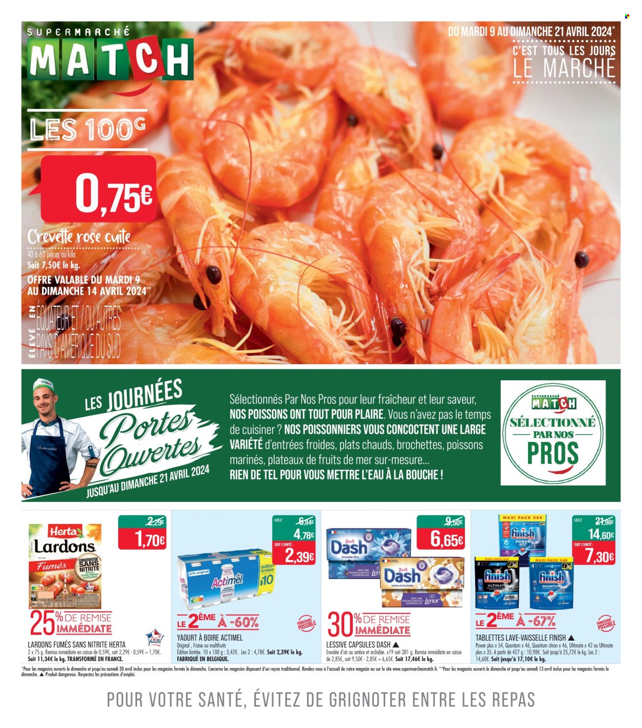 Catalogue Supermarché Match - 09/04/2024 - 21/04/2024. Page 1