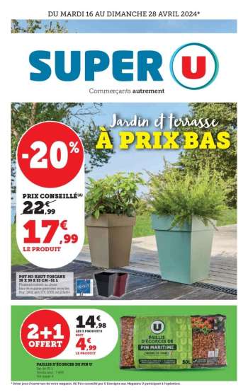 Catalogue SUPER U - 16/04/2024 - 28/04/2024.